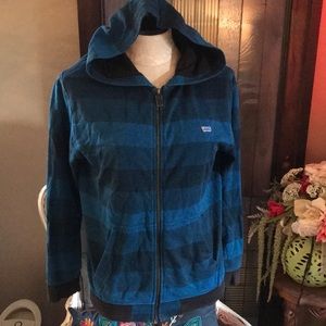 Vans blue zipper hoodie